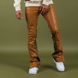 NWT Thrt Denim Rick Ross Wyatt Flared Denim Pants Brown | Camo | Survival